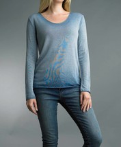 Tempo Paris long sleeve basic top in Denim - size XL - £27.92 GBP