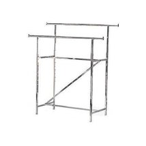 Commercial Grade Straight Double Bar, Double Rail Garment Rack by Metrop... - £98.25 GBP