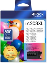 LC203XL for LC203 Ink Cartridges Brothers Printer LC203 XL LC201 XL LC20... - £41.33 GBP