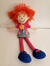 Manhattan Toy Groovy Girl Doll Lucy Red Orange Hair Pink Purple Stripe Legs  - £15.56 GBP