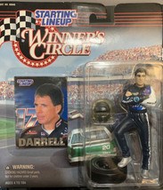 Darrell Waltrip Figure Winners Circle 1997 With Card Helmet - $7.80