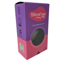 Diva Cup One Menstrual Cup Model 1 For Ages Between 19 and 30 New Sealed Box - £9.14 GBP