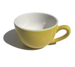 Bright Yellow 12-Ounce Coffee Tea Mug With White Interior - £7.15 GBP