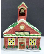 VTG Dicken&#39;s Winterville School Christmas Village Lighted House &#39;90 Box 62 - £11.84 GBP