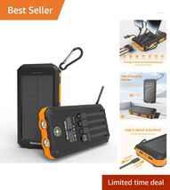 Eco-Friendly Solar Charger, 20,000mAh Portable Power Bank for Outdoor Ad... - $59.35