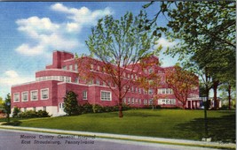 Vtg Postcard Monroe County General Hospital Stroudsburg Pa a1 - £17.01 GBP