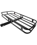 Black Maxxhaul 70107 53&quot; X 19-1/2&quot; Trailer Hitch Mount Steel Cargo Carri... - $112.35 CAD