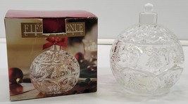 MM) Fifth Avenue Crystal Covered Ornament Box Ball Dish Bowl Christmas Tree - £9.46 GBP