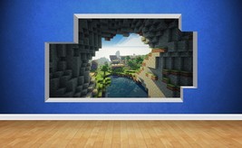 Extra Wide Mine Themed Mural - The Cave Entrance 36&quot; wide x 21&quot; tall - $49.95