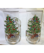 Holiday Hostess 14oz Tumbler Christmas Tree Glass Replacement By Tiensha... - £8.55 GBP
