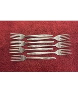 7 Salad Forks Eterna EKS21 Ekco Silver - $59.61 CAD