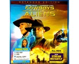 Cowboys &amp; Aliens (Blu-ray/DVD, 2011, Widescreen) Like New w/ Slip ! Dani... - $9.48