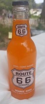 ROUTE 66 Orange Soda Full Bottle Collector&#39;s Item - $32.71