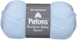 Patons Beehive Baby Sport Yarn  Solids Bonnet Blue - £13.45 GBP