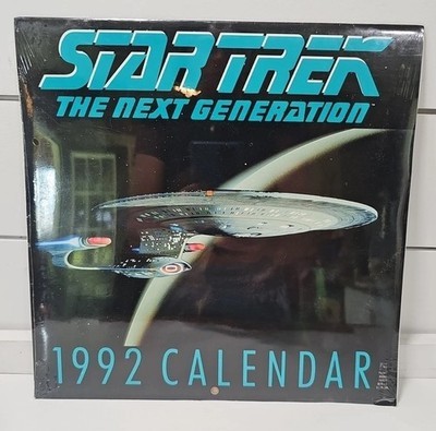 Star Trek Stardate 1992 Wall Calendar 12 Months 13&quot;x12&quot; NEW FACTORY SEALED - $12.82