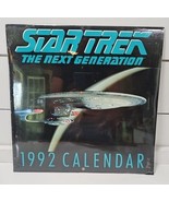 Star Trek Stardate 1992 Wall Calendar 12 Months 13&quot;x12&quot; NEW FACTORY SEALED - $12.82