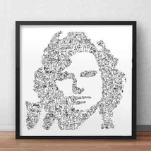 Van Morrison - fun facts portrait with comics details - £9.99 GBP