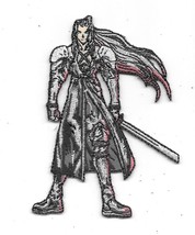 Final Fantasy VII Video Game Sephiroth Figure Embroidered Patch NEW UNUSED - $7.84