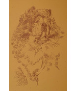 CHOW CHOW DOG ART PRINT #58 Kline adds dogs name free. Word Drawing. GRE... - £39.92 GBP