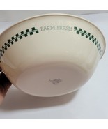 8.5&quot; Corelle Farm Fresh Serving Vegtable Bowl  Green Checkerboard Band B... - $23.37 CAD