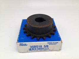 NEW Martin 35BS18 5/8 Bored to Size Sprocket 0.625&quot; Bore 18-Teeth - £12.90 GBP