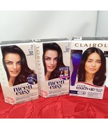 3X Clairol Nice&#39;N Easy Permanent Hair Dye #2 Black Color 2 Dye &amp; 1 Root ... - $374.54 MXN