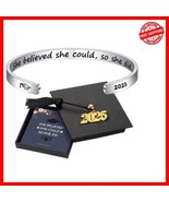 Classic Inspirational Graduation Bracelet - Adjustable for Comfort with ... - $60.59 CAD