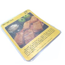 My Great Recipe Cards #25 Pies &amp; Tarts Tortes Custard Vintage 1980s Set 110 - £19.46 GBP