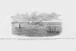Capture of the British Steamer &#39;Anne&#39; by Federal Gunboat &#39;Kanawha&#39; by Frank Lesl - £17.68 GBP+