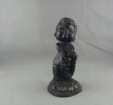 Vintage Poly Art Tiki Figurine - L&#39;il Hawaiian King - Baby Series - With... - £46.61 GBP