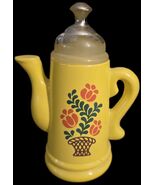 Vintage AVON Yellow Teapot Coffee Pitcher Perfume Bottle - Empty Bottle - $146.92 MXN