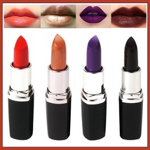 Lipstick Vampire Lip Color 4 Matte Shades Orange Golden Violet and Vampire Blood - £9.11 GBP