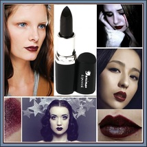 Lipstick Vampire Lip Color 4 Matte Shades Orange Golden Violet and Vampire Blood image 5