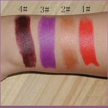 Lipstick Vampire Lip Color 4 Matte Shades Orange Golden Violet and Vampire Blood image 6