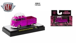 M2 Machines Pink Chrome 1959 VW Double Can Truck USA Model Walmart Online Exclus - $16.05