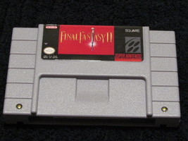 Final Fantasy 2 SNES SuperNintendo NTSC Video Game Cartridge Excellent Condition - £14.85 GBP