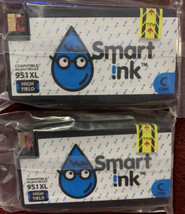Smart Ink. for HP 951XL Cyan Ink for OfficeJet Pro 251dw 276dw 8100 8600... - $15.72