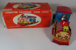 Cragstan Charming Choo-Cho VTG Tin Toy Train JAPAN Battery Op AS IS *READ* - $84.10