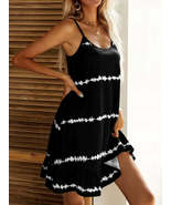 Contrast Printed Scoop Neck Mini Cami Dress - $29.52 CAD
