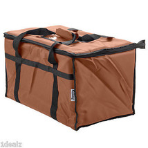 Brown Industrial Nylon Insulated Food Delivery Bag Chafer Pan Carrier $1... - £32.50 GBP