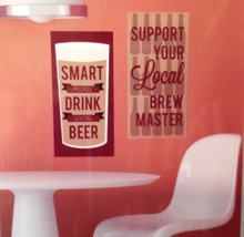 Support Local Brew Master Drink Local Beer Wall Decals - NEW Gift For Home Brew - £10.40 GBP
