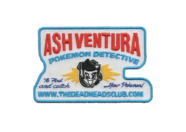 Ash Ventura Pokemon Detective - Embroidered Iron-on Patch - £7.46 GBP