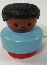 Fisher Price Chunky Little People TYLER 1990 African American Boy Figure - $3.94
