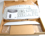 New WHITE Logitech PS/2 Internet Pro Keyboard Model Y-SZ49 w/ Palm Rest - $42.03