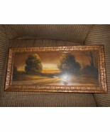 1916 Beautiful carved frame picture - $80.00