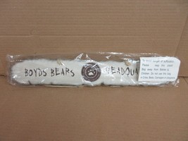 NOS Boyds Collection Boyds Bears Headquarters 650202 Hanging Wall Sign   V1* - £29.32 GBP