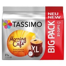 TASSIMO MORNING CAFE Strong &amp; Intense -Coffee Pods -XL 21 pods-FREE SHIP... - $20.78