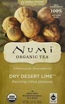 Numi Dry Desert Lime Herbal Teasan 18 Tea Bags Numi Teas Teasans - £8.86 GBP