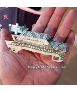 Dollar Origami Car made with REAL MONEY Vehicle Handmade Christmas Cash ... - $14.95