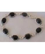 Silver Onyx bracelet - $71.12 CAD